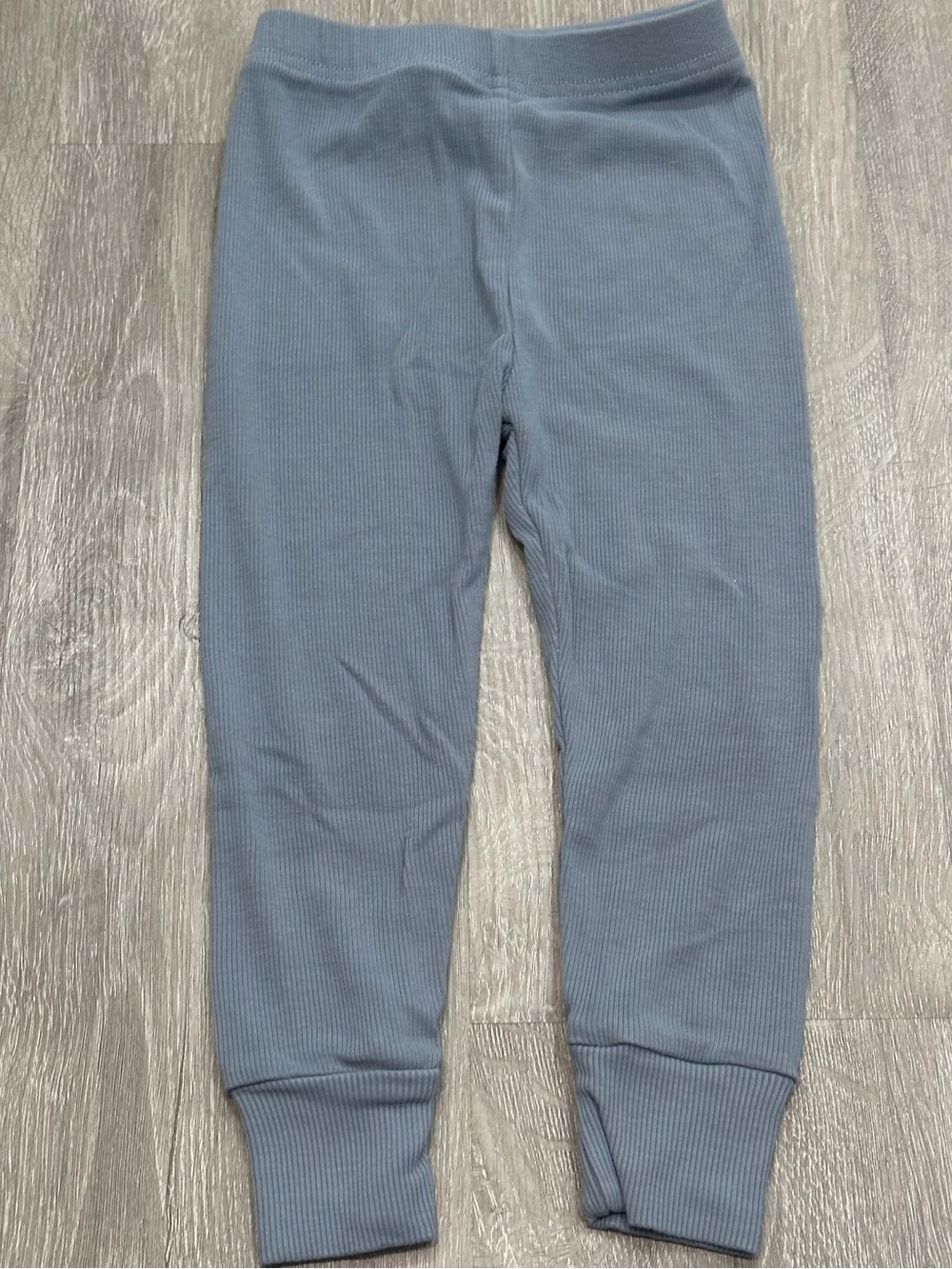 Little Bipsy Ribbed Jogger Bottoms - Dusty Blue 24m-2t